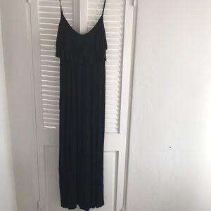 Black maxi dress
